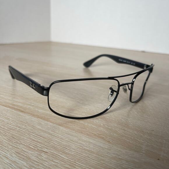 Ray-Ban RB3445 002/58 Black Sunglasses FRAMES ONLY 61-17-130 3P Made in Italy - Picture 1 of 8